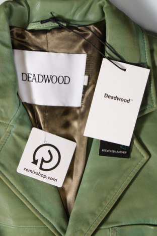 Damen Lederjacke Deadwood, Größe S, Farbe Grün, Preis 57,26 €