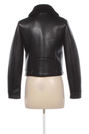 Γυναικείο δερμάτινο μπουφάν Gina Tricot, Μέγεθος S, Χρώμα Μαύρο, Τιμή 32,71 €
