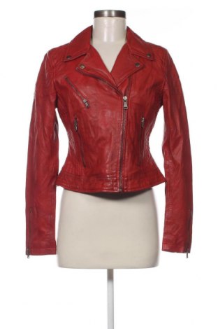 Γυναικείο δερμάτινο μπουφάν Kriss, Μέγεθος M, Χρώμα Κόκκινο, Τιμή 157,73 €