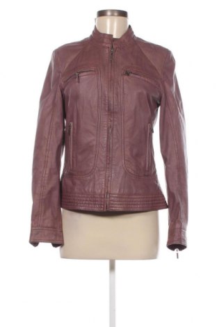 Dámska kožená bunda  Manguun, Veľkosť M, Farba Popolavo ružová, Cena  50,36 €