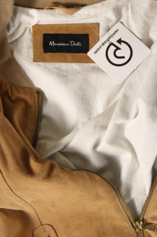Γυναικείο δερμάτινο μπουφάν Massimo Dutti, Μέγεθος M, Χρώμα Καφέ, Τιμή 30,97 €