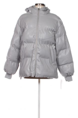 Dámska kožená bunda  NA-KD, Veľkosť XL, Farba Sivá, Cena  17,32 €