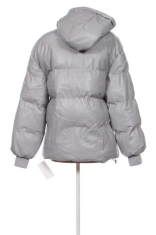 Dámska kožená bunda  NA-KD, Veľkosť XL, Farba Sivá, Cena  17,32 €