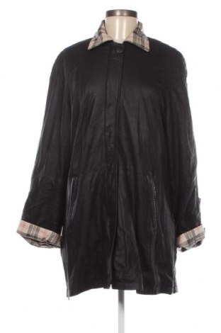 Γυναικείο δερμάτινο μπουφάν Roberto Geissini, Μέγεθος L, Χρώμα Μαύρο, Τιμή 18,71 €