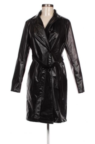 Damen Lederjacke SHEIN, Größe XS, Farbe Schwarz, Preis 34,10 €
