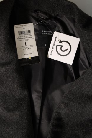 Γυναικείο παλτό Calliope, Μέγεθος L, Χρώμα Γκρί, Τιμή 45,85 €