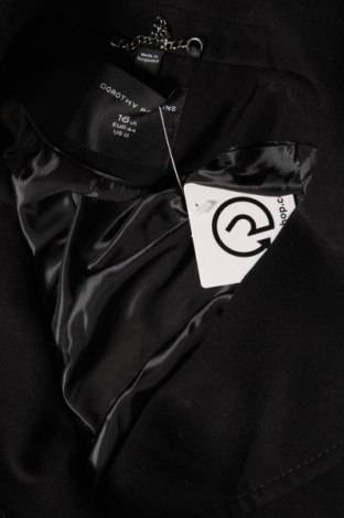 Γυναικείο παλτό Dorothy Perkins, Μέγεθος XL, Χρώμα Μαύρο, Τιμή 27,67 €