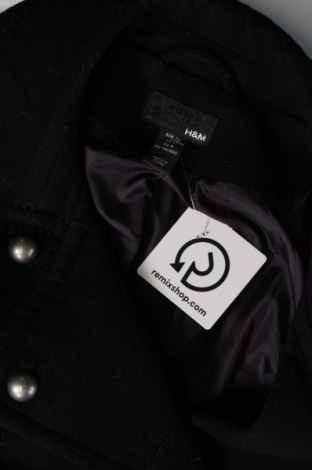 Palton de femei H&M, Mărime M, Culoare Negru, Preț 74,64 Lei