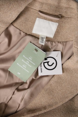 Palton de femei H&M, Mărime S, Culoare Maro, Preț 370,28 Lei