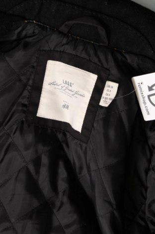 Γυναικείο παλτό H&M L.O.G.G., Μέγεθος XS, Χρώμα Μαύρο, Τιμή 15,33 €