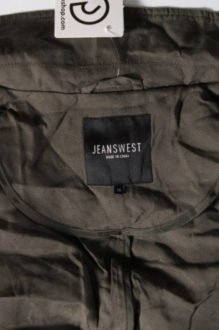 Дамско палто Jeanswest, Размер XL, Цвят Зелен, Цена 16,28 лв.