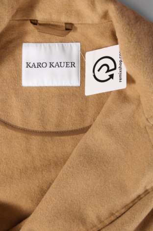 Damenmantel Karo Kauer, Größe S, Farbe Beige, Preis 64,58 €