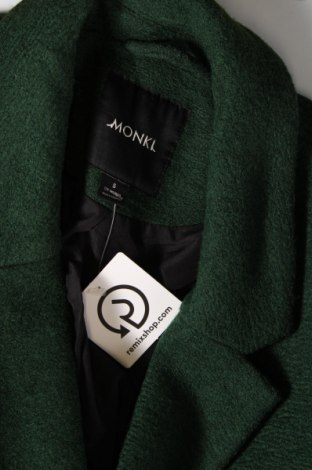 Γυναικείο παλτό Monki, Μέγεθος S, Χρώμα Πράσινο, Τιμή 39,94 €