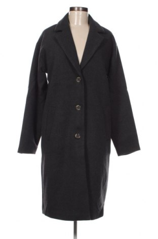 Дамско палто Pieces, Размер L, Цвят Сив, Цена 49,05 лв.