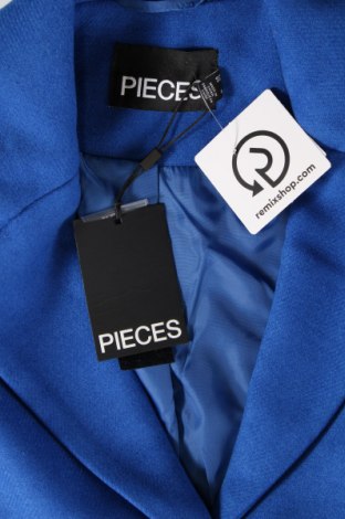 Dámsky kabát  Pieces, Veľkosť M, Farba Modrá, Cena  56,19 €
