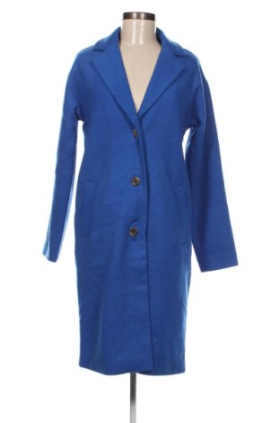 Γυναικείο παλτό Pieces, Μέγεθος S, Χρώμα Μπλέ, Τιμή 33,71 €