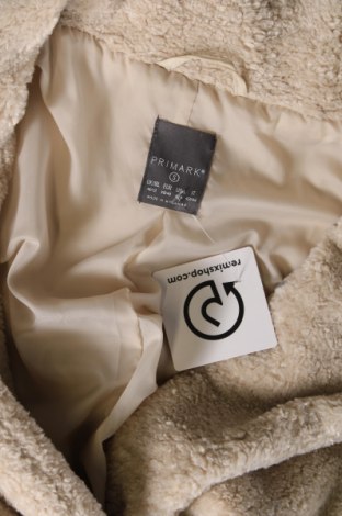 Γυναικείο παλτό Primark, Μέγεθος S, Χρώμα Εκρού, Τιμή 8,94 €