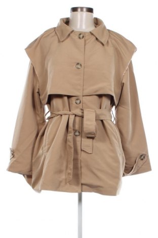 Дамско палто Trendyol, Размер L, Цвят Бежов, Цена 17,85 лв.