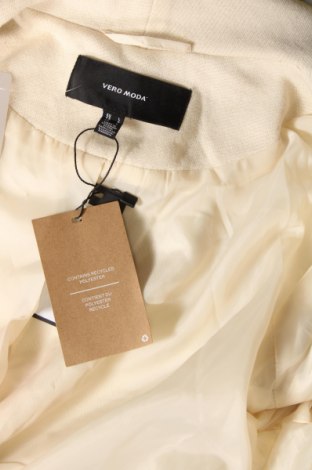 Γυναικείο παλτό Vero Moda, Μέγεθος L, Χρώμα Εκρού, Τιμή 48,97 €