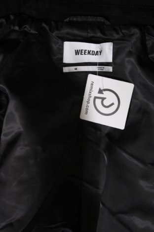 Γυναικείο παλτό Weekday, Μέγεθος M, Χρώμα Μαύρο, Τιμή 46,27 €