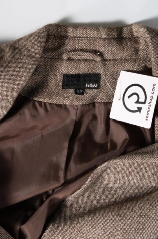 Дамско сако H&M, Размер L, Цвят Кафяв, Цена 13,20 лв.