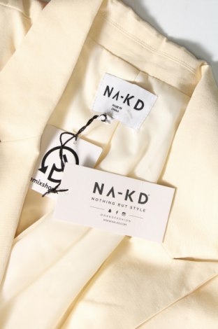 Γυναικείο σακάκι NA-KD, Μέγεθος M, Χρώμα  Μπέζ, Τιμή 17,95 €