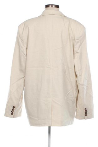 Γυναικείο σακάκι NA-KD, Μέγεθος L, Χρώμα Εκρού, Τιμή 21,94 €
