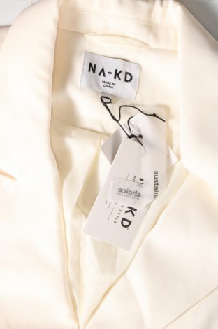 Дамско сако NA-KD, Размер M, Цвят Бял, Цена 43,86 лв.