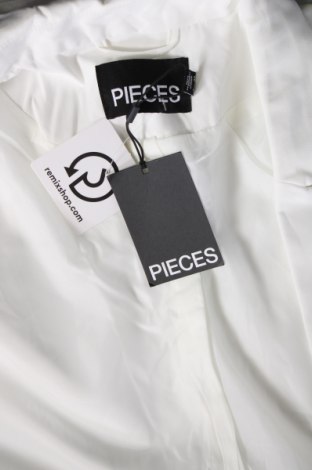 Γυναικείο σακάκι Pieces, Μέγεθος L, Χρώμα Λευκό, Τιμή 42,27 €
