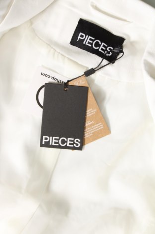 Γυναικείο σακάκι Pieces, Μέγεθος M, Χρώμα Λευκό, Τιμή 42,27 €