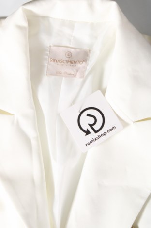Γυναικείο σακάκι Rinascimento, Μέγεθος L, Χρώμα Λευκό, Τιμή 124,23 €