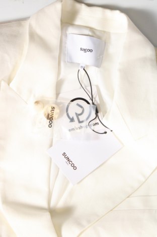 Дамско сако SUNCOO, Размер XS, Цвят Бял, Цена 137,37 лв.