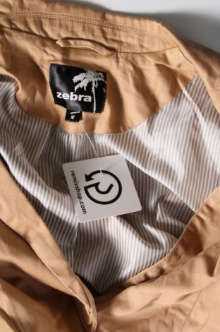 Γυναικείο σακάκι Zebra, Μέγεθος M, Χρώμα  Μπέζ, Τιμή 12,58 €