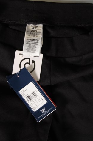Γυναικείο αθλητικό παντελόνι Reebok, Μέγεθος XXS, Χρώμα Μαύρο, Τιμή 8,97 €