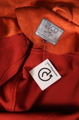 Γυναικείο μπουφάν 17 & Co., Μέγεθος L, Χρώμα Πορτοκαλί, Τιμή 17,81 €