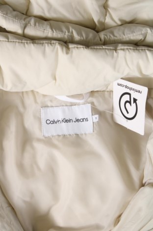 Γυναικείο μπουφάν Calvin Klein Jeans, Μέγεθος S, Χρώμα Εκρού, Τιμή 149,85 €