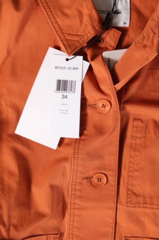Дамско яке Lacoste, Размер XS, Цвят Оранжев, Цена 131,04 лв.