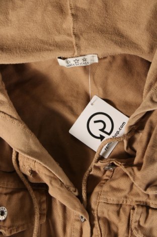Γυναικείο μπουφάν Made In Italy, Μέγεθος S, Χρώμα  Μπέζ, Τιμή 4,50 €