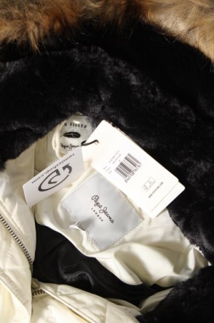 Γυναικείο μπουφάν Pepe Jeans, Μέγεθος S, Χρώμα Εκρού, Τιμή 64,18 €