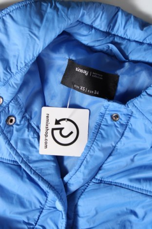 Γυναικείο μπουφάν Sinsay, Μέγεθος XS, Χρώμα Μπλέ, Τιμή 7,72 €