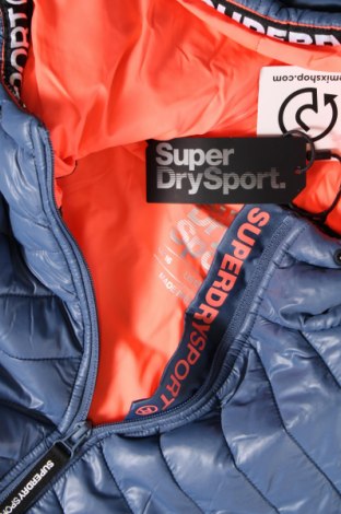 Γυναικείο μπουφάν Superdry, Μέγεθος XL, Χρώμα Μπλέ, Τιμή 100,52 €