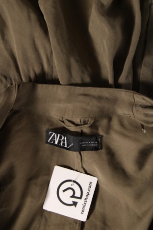 Дамско яке Zara, Размер M, Цвят Зелен, Цена 8,53 лв.