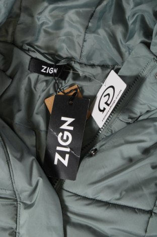Дамско яке Zign, Размер XS, Цвят Зелен, Цена 161,00 лв.