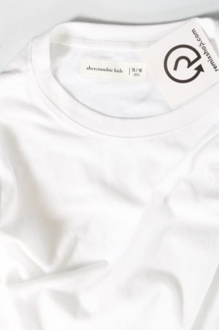 Детска блуза Abercrombie Kids, Размер 15-18y/ 170-176 см, Цвят Бял, Цена 21,76 лв.