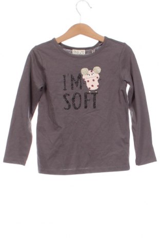 Детска блуза Oviesse, Размер 4-5y/ 110-116 см, Цвят Сив, Цена 18,00 лв.