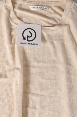 Детска блуза SHEIN, Размер 11-12y/ 152-158 см, Цвят Бежов, Цена 7,37 лв.