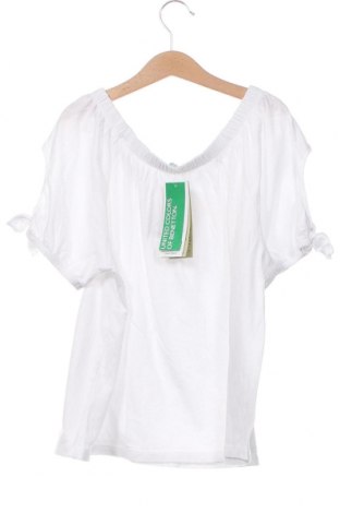 Παιδική μπλούζα United Colors Of Benetton, Μέγεθος 12-13y/ 158-164 εκ., Χρώμα Λευκό, Τιμή 24,23 €