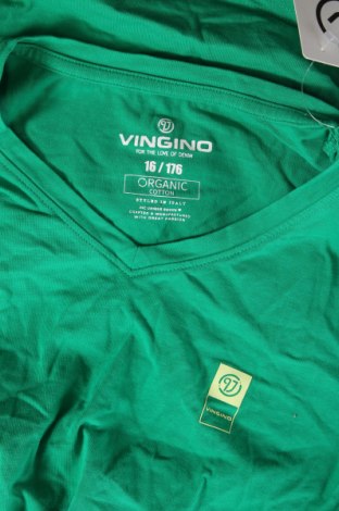 Kinder Shirt Vingino, Größe 15-18y/ 170-176 cm, Farbe Grün, Preis 3,84 €