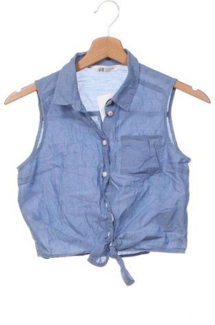 Παιδικό πουκάμισο H&M, Μέγεθος 11-12y/ 152-158 εκ., Χρώμα Μπλέ, Τιμή 3,13 €