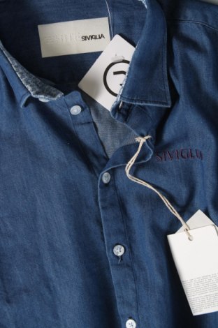 Kinderhemd Siviglia White, Größe 13-14y/ 164-168 cm, Farbe Blau, Preis 13,07 €